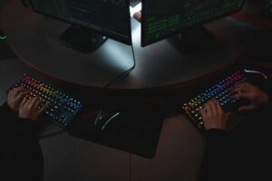 Photo by Tima Miroshnichenko: https://www.pexels.com/photo/people-typing-on-keyboards-5380596/